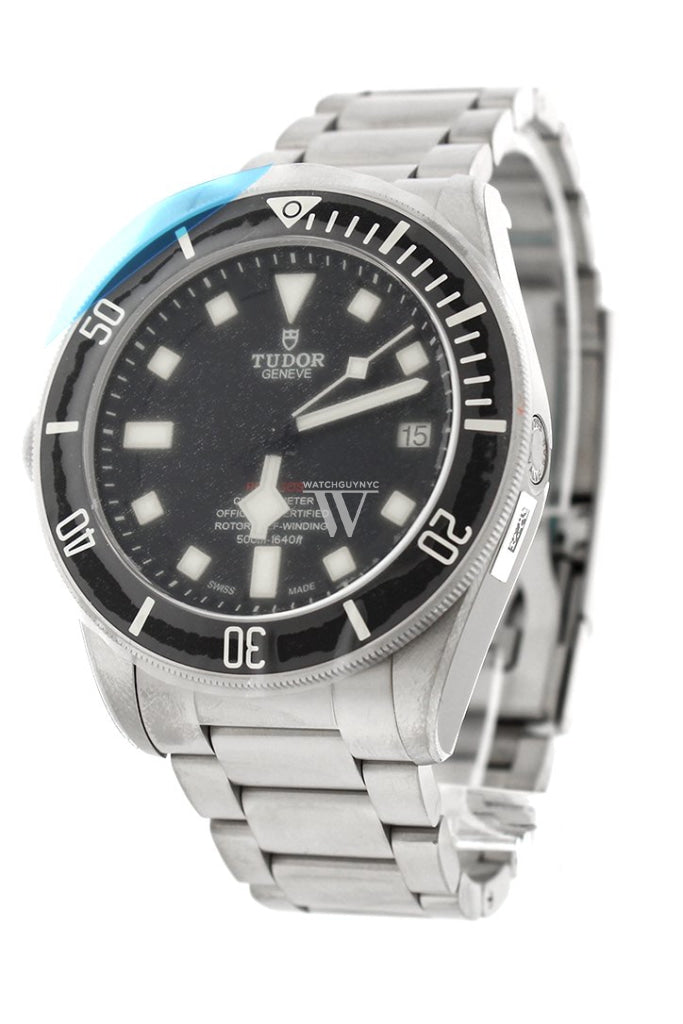 Tudor Pelagos Left Hand Diver Automatic Black Dial Titanium Men's Watch 25610TNL
