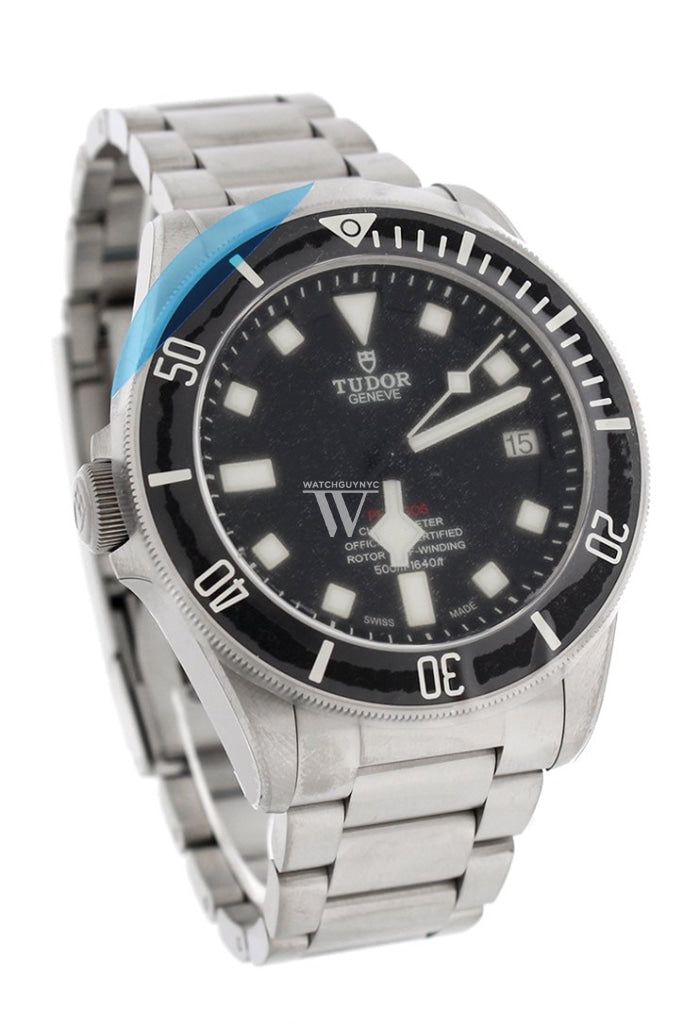 Tudor Pelagos Left Hand Diver Automatic Black Dial Titanium Men's Watch 25610TNL