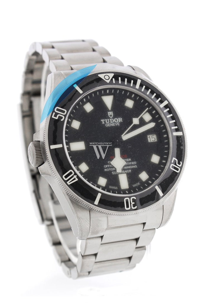 Tudor Pelagos Left Hand Diver Automatic Black Dial Titanium Men's Watch 25610TNL