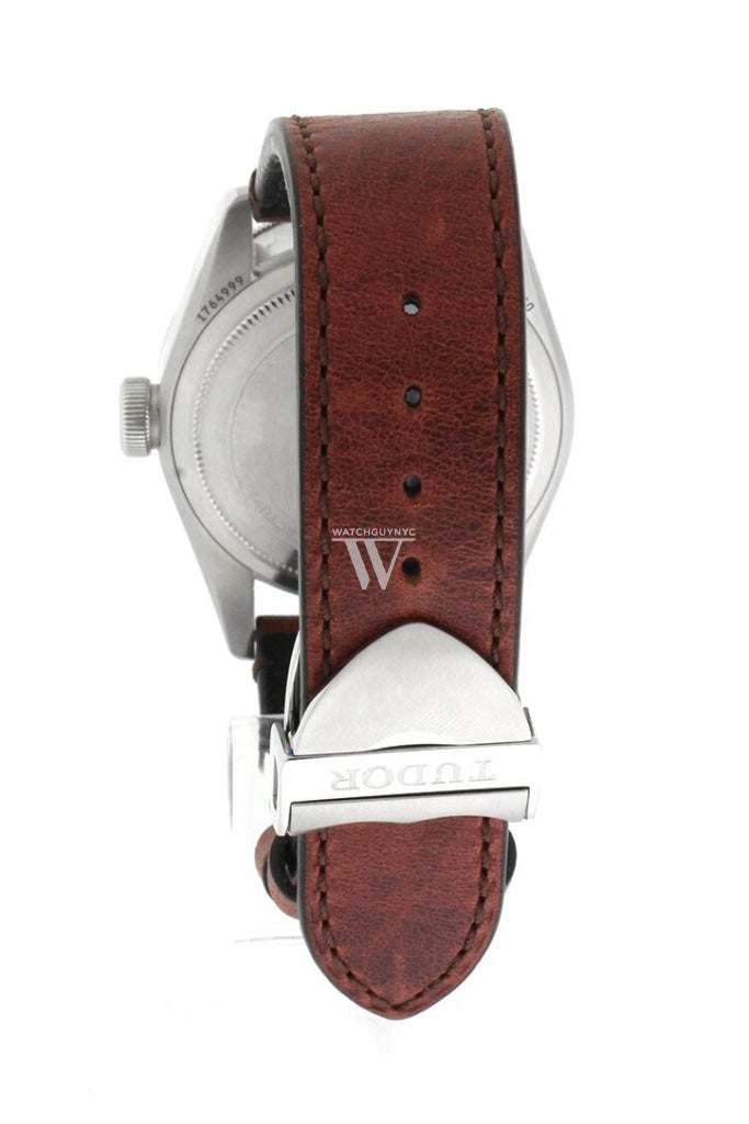 Tudor Black Bay Automatic Black Dial Men's GMT Brown Leather Watch 79830RB
