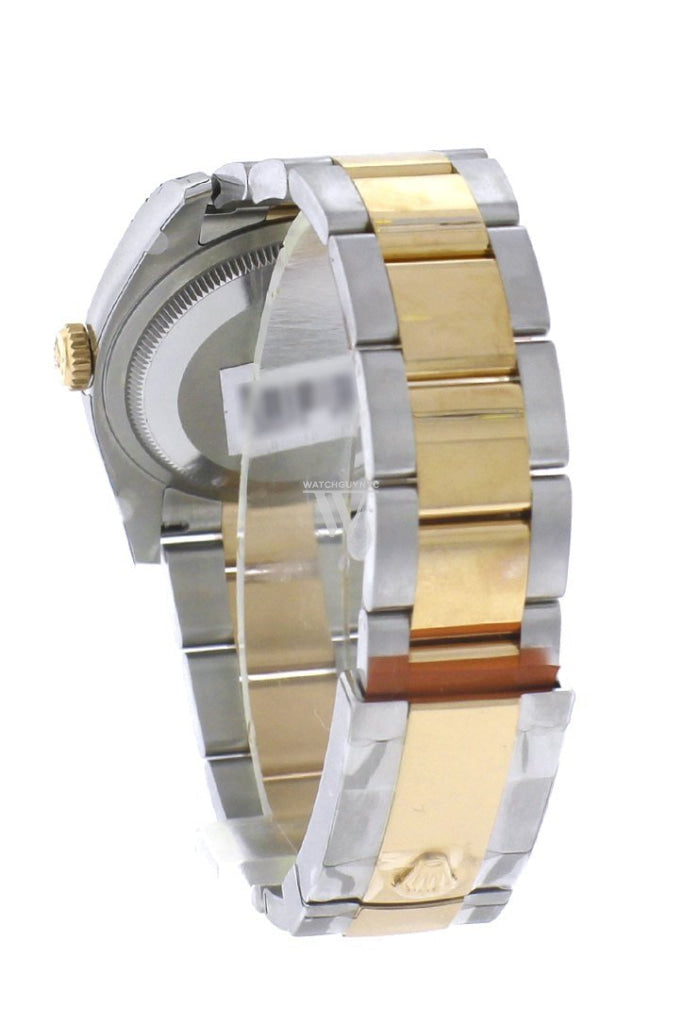 Rolex Datejust 36 Bronze floral motif Dial 18k Gold Two Tone Oyster Watch 116203 Pre-owned