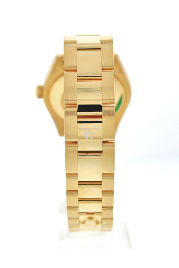 Rolex Datejust 31 Champagne Diamonds Rubies Dial Diamond Bezel Lug 18K Yellow Gold Ladies Watch 178158 Pre-owned