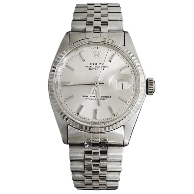 ROLEX DATEJUST 36MM SILVER INDEX