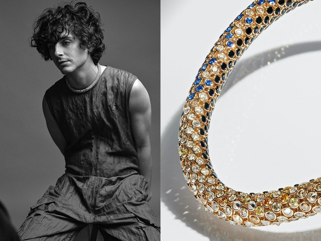 Timothée Chalamet’s Cartier Necklace at the Venice Film Festival