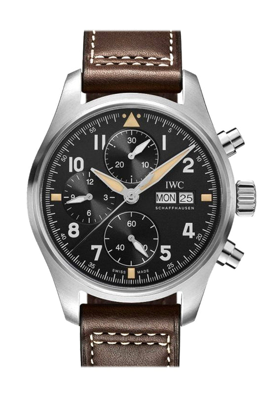 IWC Pilot Chronogragh Spitfire 41 Black Dial Watch IW387903