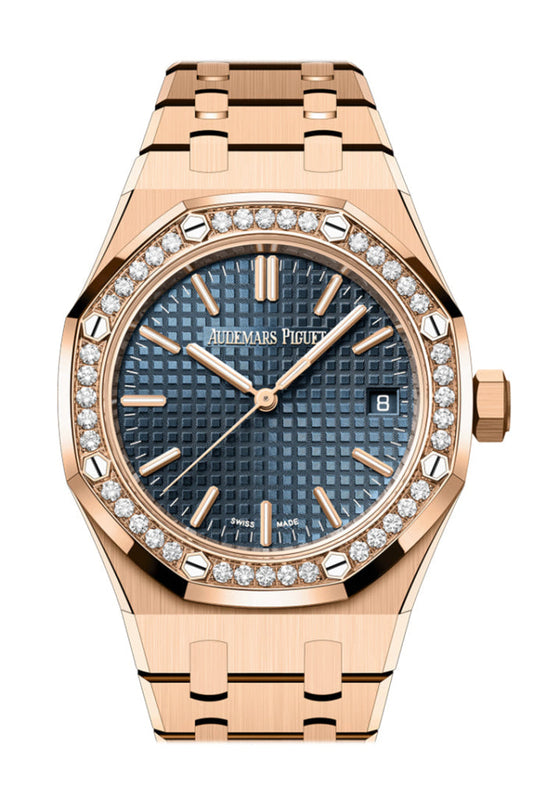 Audemars Piguet Royal Oak 37 Blue Dial Rose Gold 15551OR.ZZ.13560OR.02