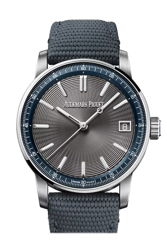 Audemars Piguet Code 41 Grey Embossed Stainless Steel 15210ST.OO.A009KB.01