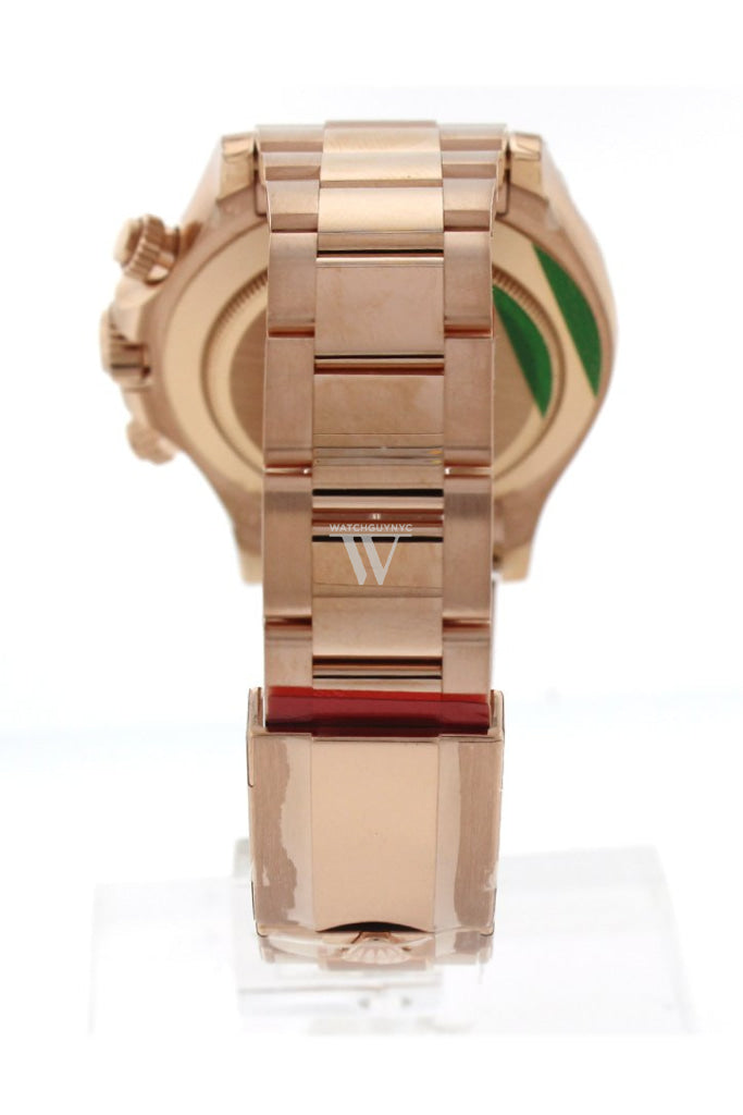 Rolex Cosmograph Daytona Ivory Dial 18K Everose Gold Rolex Oyster Automatic Men's Watch 116505
