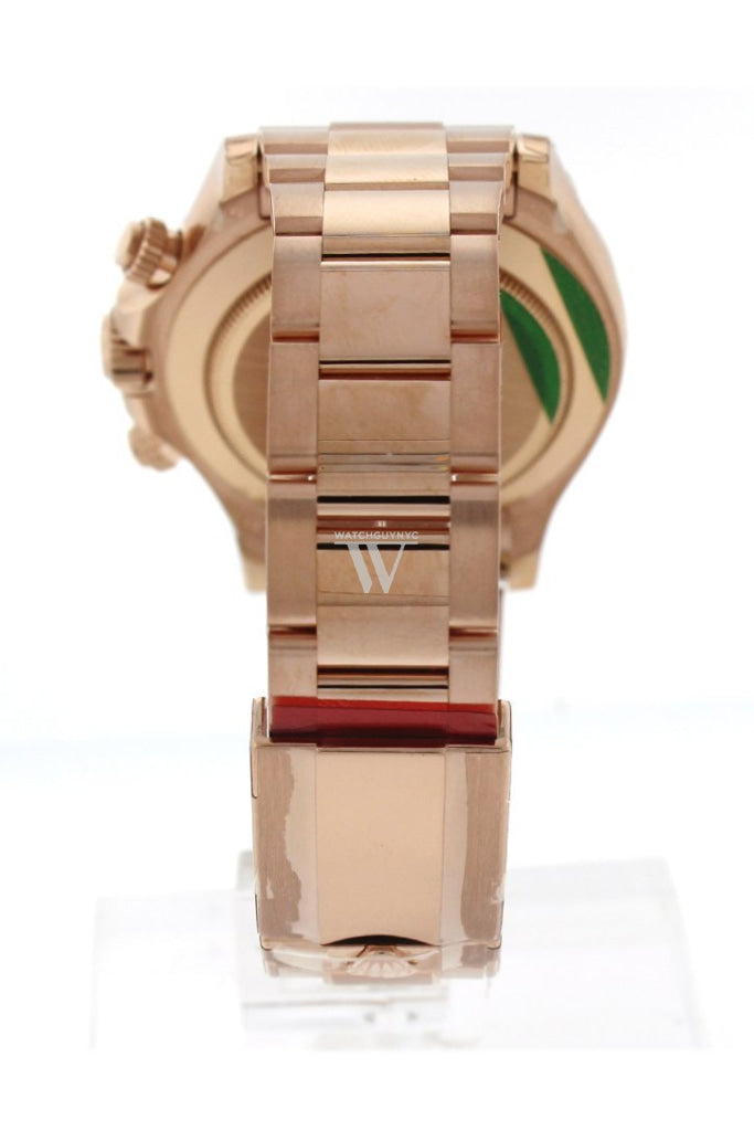 Rolex Cosmograph Daytona Chocolate Dial 18K Everose Gold Rolex Oyster Automatic Men's Watch 116505