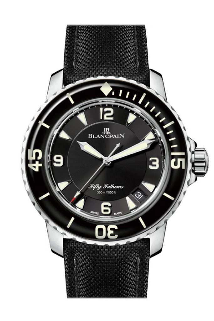 Blancpain Fifty Fathoms Automatic Men's Black Dial Watch  5015-1130-52B   JD