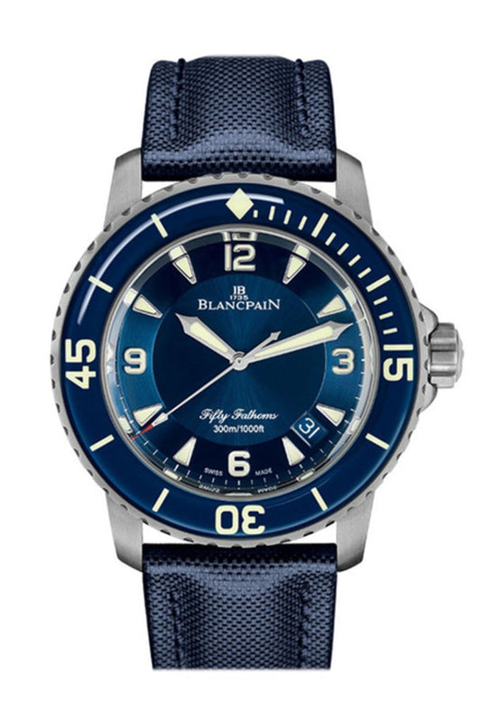 Blancpain Fifty Fathoms Automatic Blue Dial Men's Watch 5015-12B40-O52A   JD
