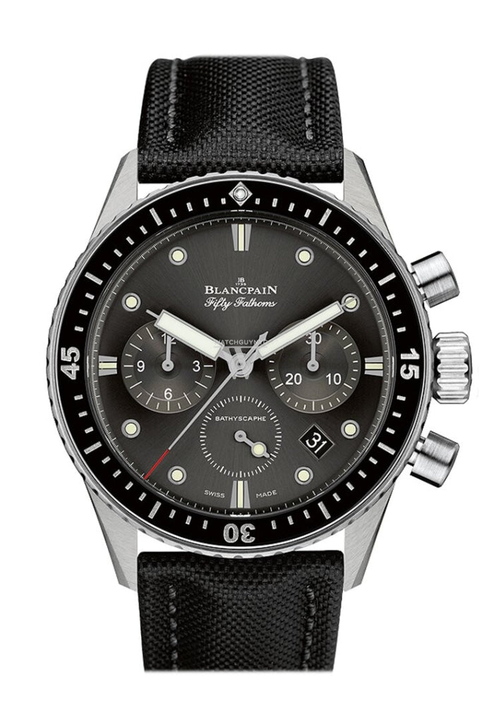 Blancpain Fifty Fathoms Bathyscaphe Meteor Grey Dial Chonograph Automatic Men's Watch 5200-1110-B52A       JD