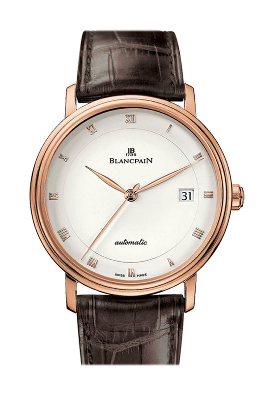 Blancpain Villeret Ultraplate Men's Opaline Dial 18K Rose Gold Automatic Watch 6223-3642-55A  JD