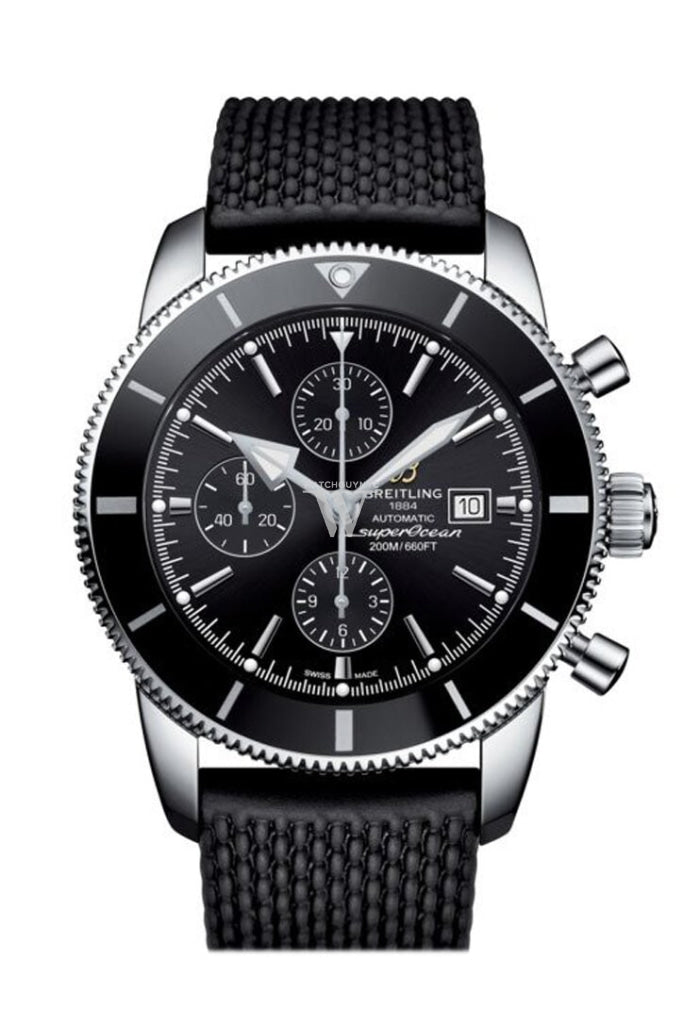 Breitling Superocean Heritage II chrono Black Rubber Deployment A1331212