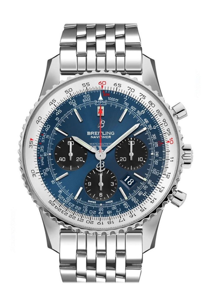 BREITLING Navitimer 1 Chronograph Automatic Chronometer Blue Dial Men's Watch AB0121211  C1A1