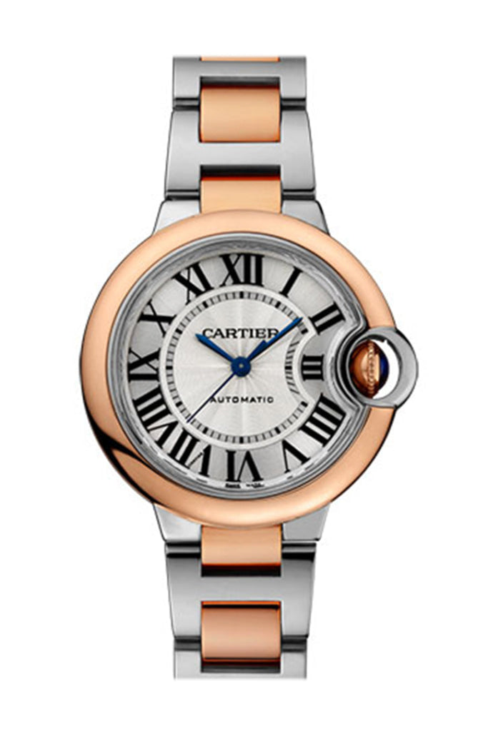 Cartier Ballon Bleu 33MM Steel Rose Gold W2BB0023