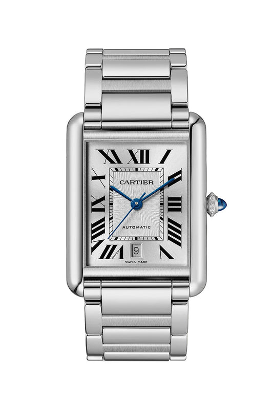 Cartier Tank Must Watch  41 mm x 31 mm Steel Case Silvered Dial WSTA0053