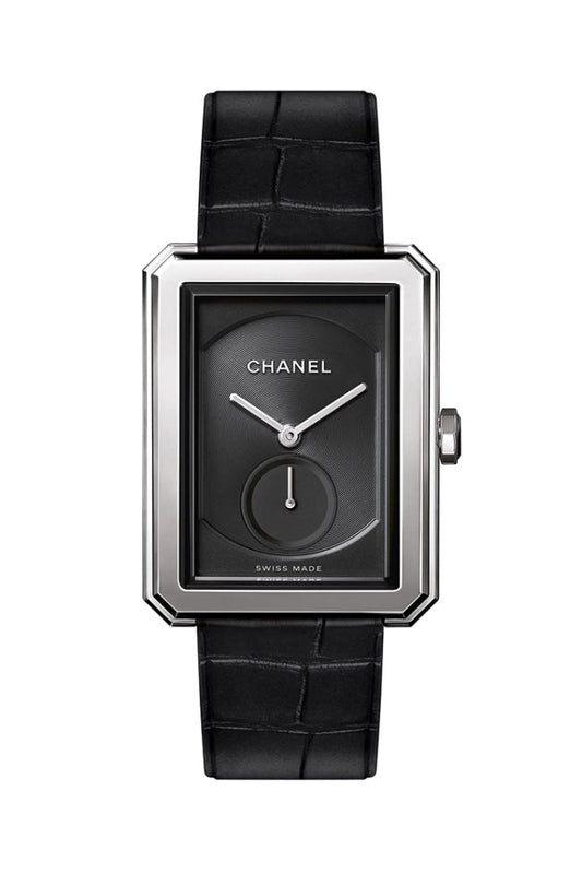 CHANEL Boy-Friend Black Dial Ladies Watch H5319