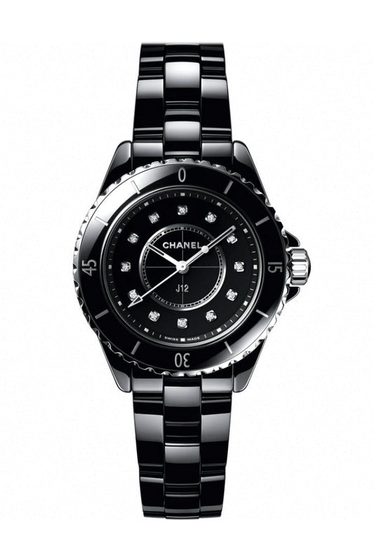 Chanel J12 Black 33 Watch H5701  JD