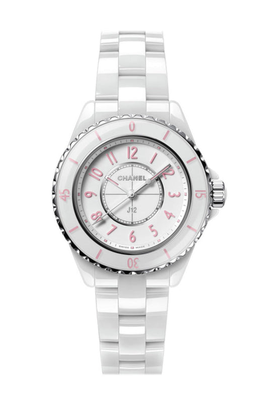 Chanel J12 Quartz White 38 Ladies Watch H6755         JD