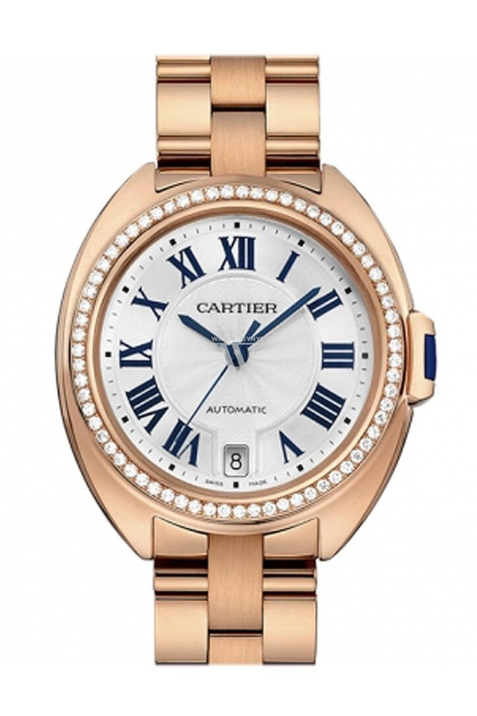 Cartier Cle 35 Flinque Sunray Effect Dial Ladies Watch WJCL0006