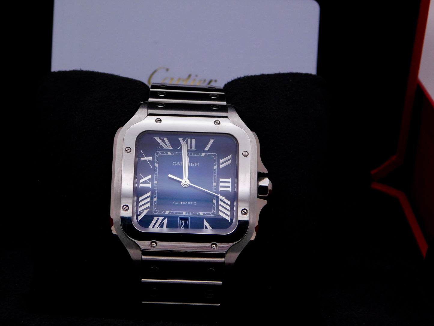 CARTIER SANTOS STAINLESS STEEL 40MM