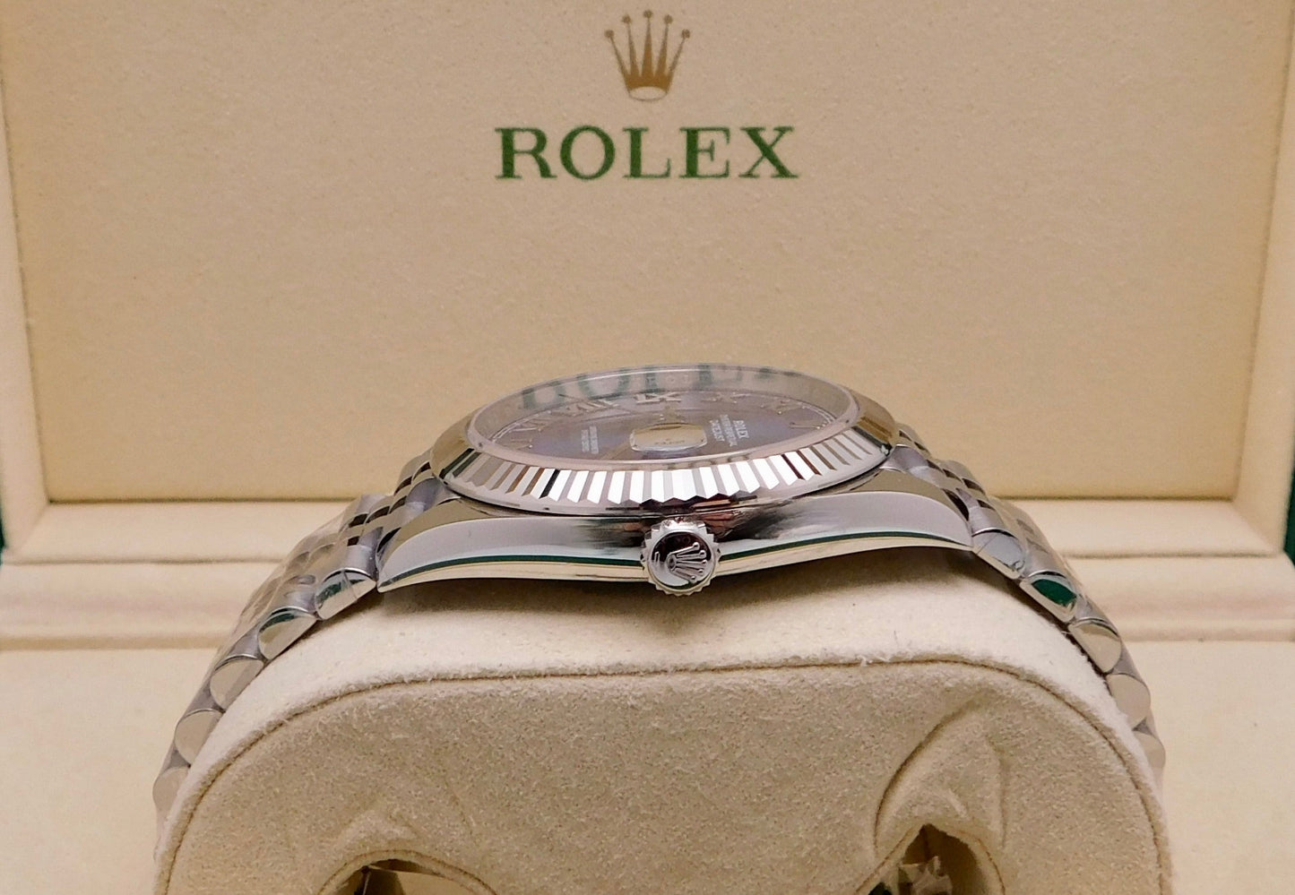 ROLEX DATEJUST 41MM BLUE ROMAN