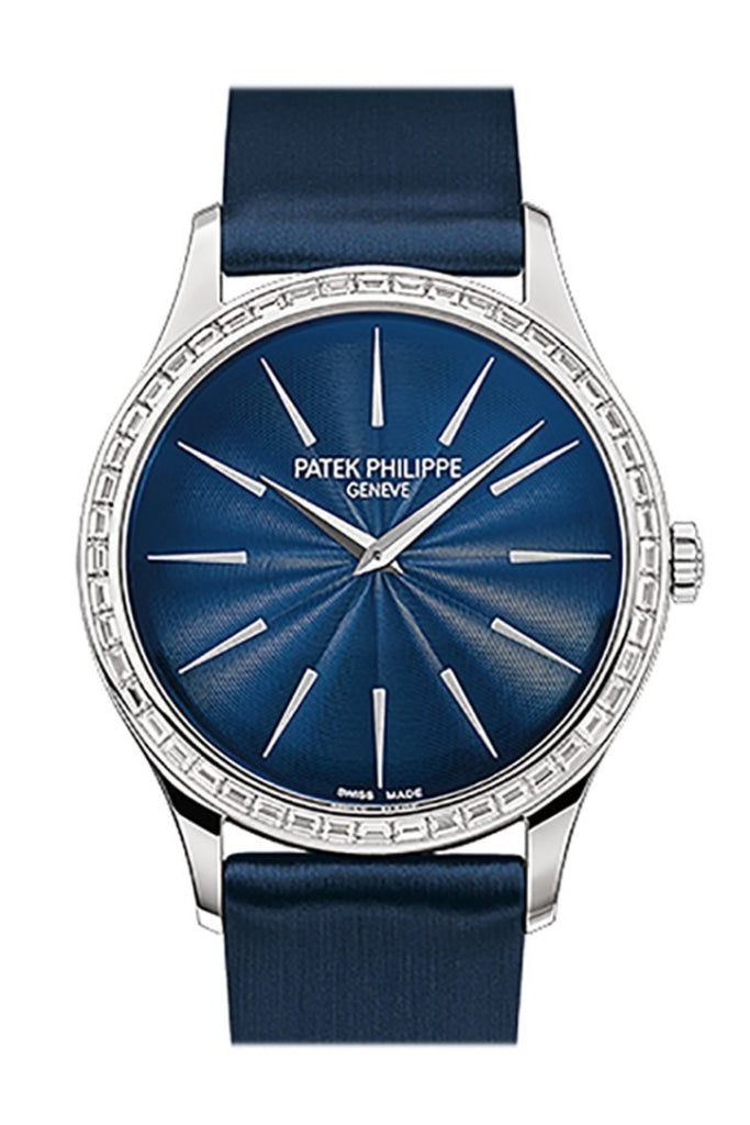 Patek Philippe Calatrava Night Blue Dial 33mm Ladies Hand Wound Watch 4897/300G