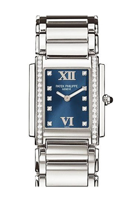 Patek Philippe Twenty four Blue Dial 30mm Ladies Watch 4910/10A-012
