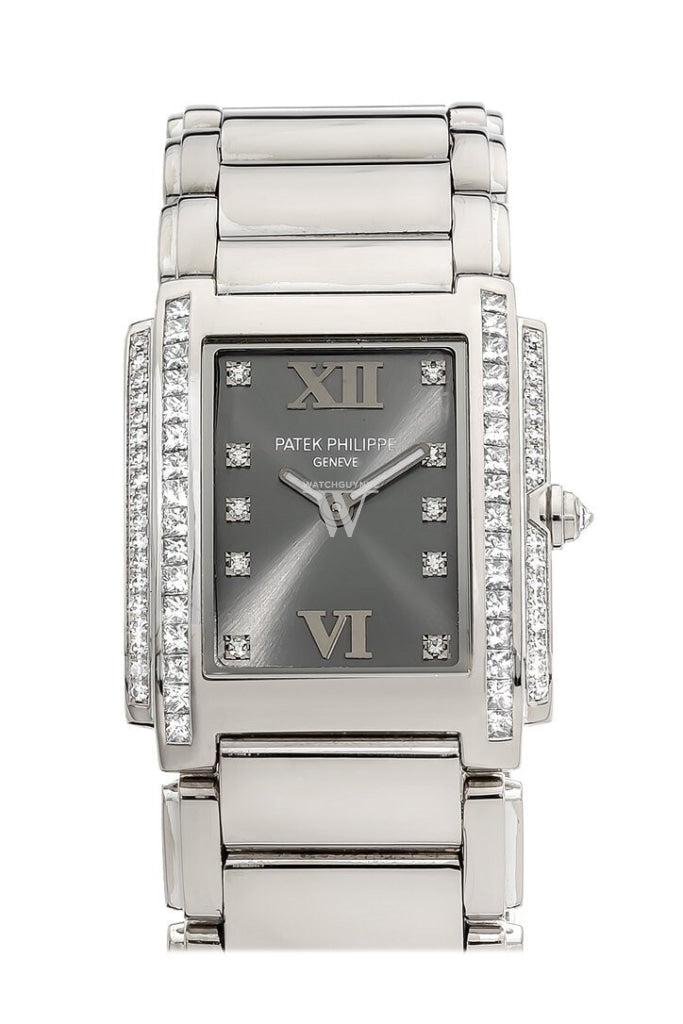Patek Philippe Twenty four Gray Dial 30mm Ladies Watch 4910/20G-010