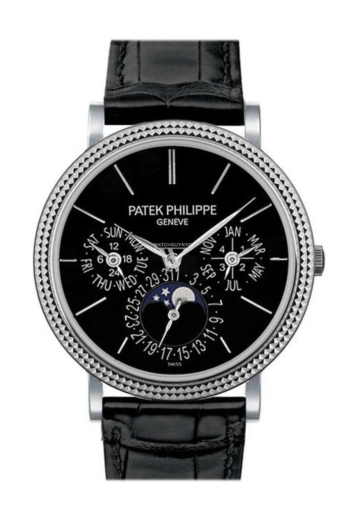 Patek Philippe Grand Complication Automatic 18 kt White Gold 38mm Men's Black Dial Watch 5139G-010