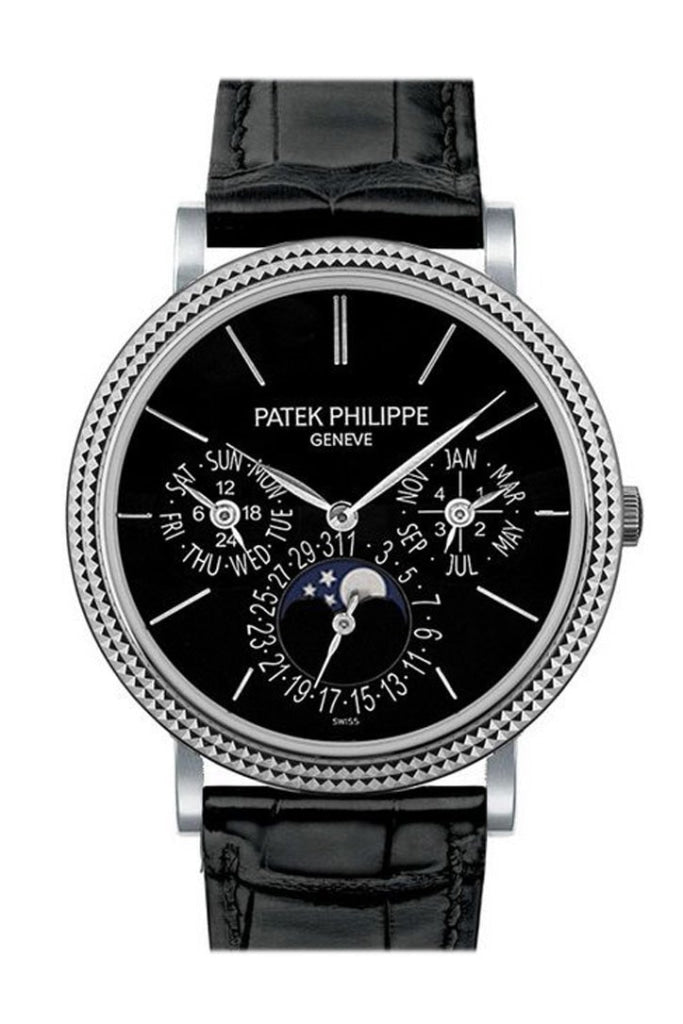 Patek Philippe Grand Complication Automatic 18 kt White Gold 38mm Men's Black Dial Watch 5139G-010