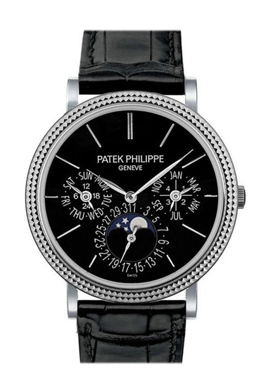 Patek Philippe Grand Complication Automatic 18 kt White Gold 38mm Men's Black Dial Watch 5139G-010