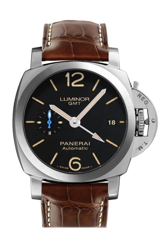 Panerai Panerai Panerai Luminor 3 Day 1950 Automatic Black Dial Men's Watch PAM01320 luxury watch by Global Sky Diamonds, Diamond District NYC, mazalito