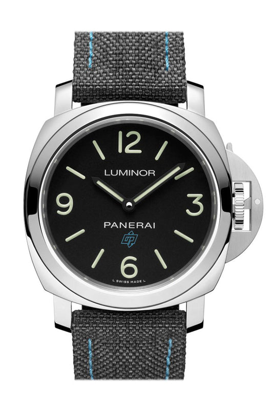 Panerai Panerai Panerai Base 3 Day Black Leather Black Dial Watch PAM00774  New York luxury watch by Global Sky Diamonds, Diamond District NYC, mazalito