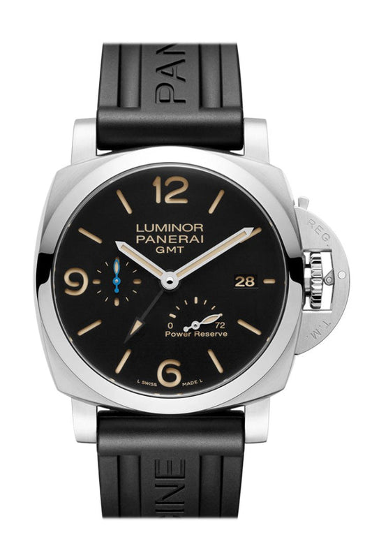 Panerai Panerai Panerai Luminor 3 Day Brown Leather Black Dial Watch PAM01104 New York luxury watch by Global Sky Diamonds, Diamond District NYC, mazalito