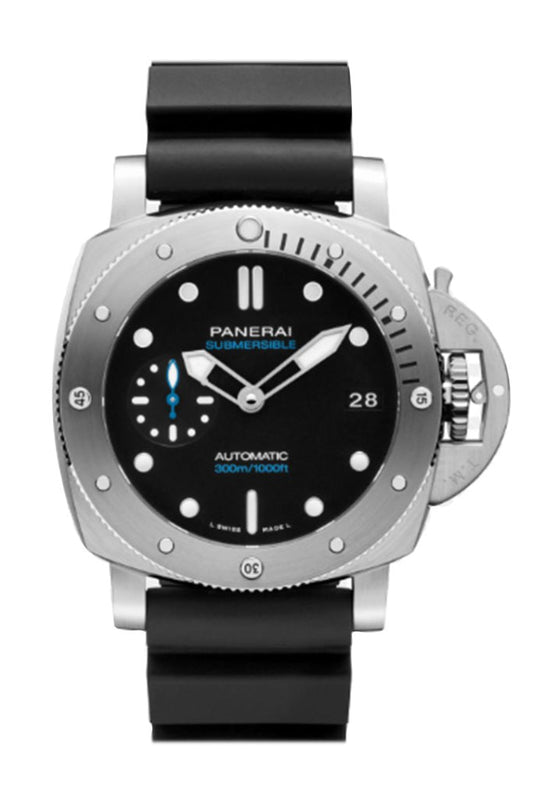 Panerai Panerai Panerai Submersible Automatic Black Dial Men's Watch PAM00973  New York luxury watch by Global Sky Diamonds, Diamond District NYC, mazalito