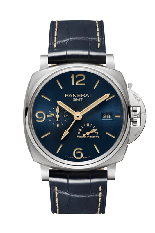 Panerai Panerai Panerai Luminor Due GMT Automatic Men's Watch PAM00964 luxury watch by Global Sky Diamonds, Diamond District NYC, mazalito