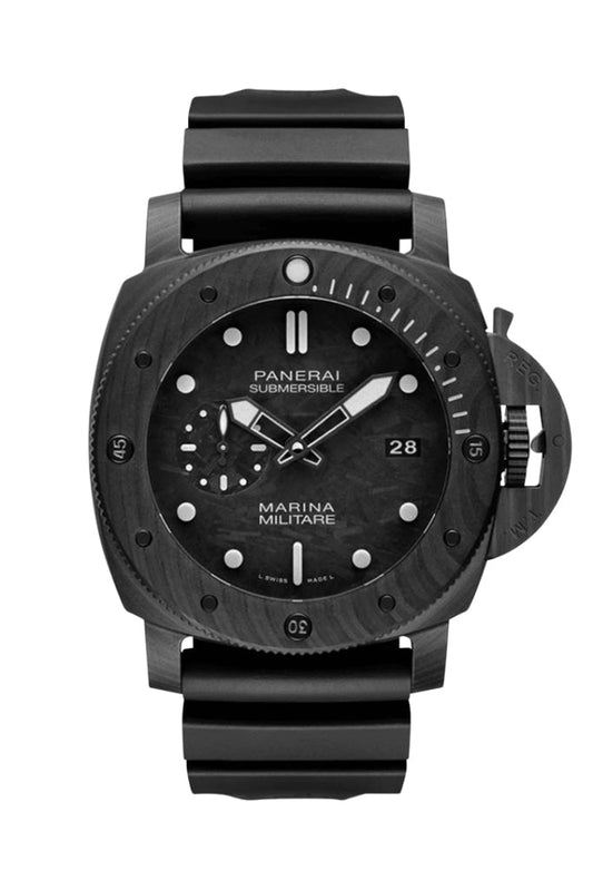 Panerai Panerai Panerai Submersible Marina Militare Carbotech Automatic Men's Watch PA luxury watch by Global Sky Diamonds, Diamond District NYC, mazalito