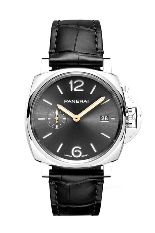 Panerai Panerai Panerai Luminor Due 42mm Grey Dial PAM01250 luxury watch by Global Sky Diamonds, Diamond District NYC, mazalito