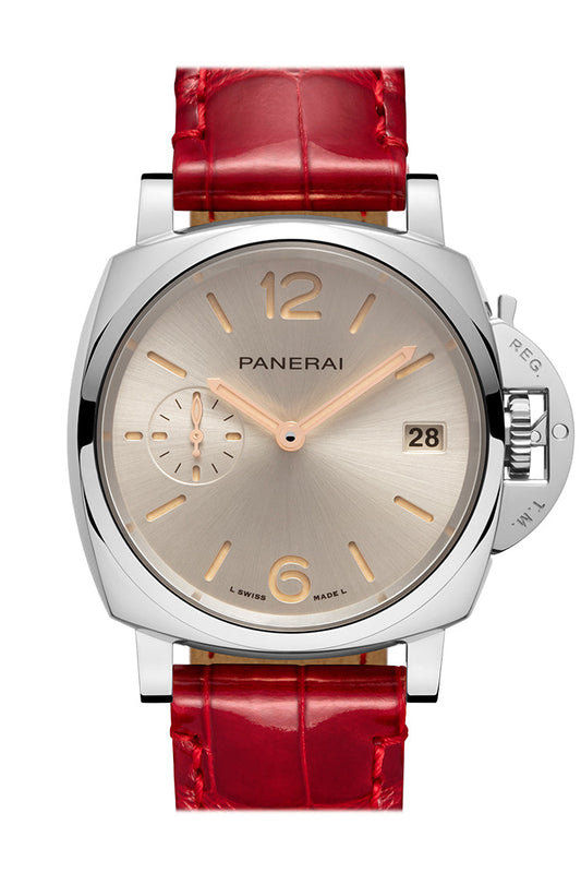 Panerai Panerai Panerai Luminor Due 38 SILVER Dial PAM01248 luxury watch by Global Sky Diamonds, Diamond District NYC, mazalito