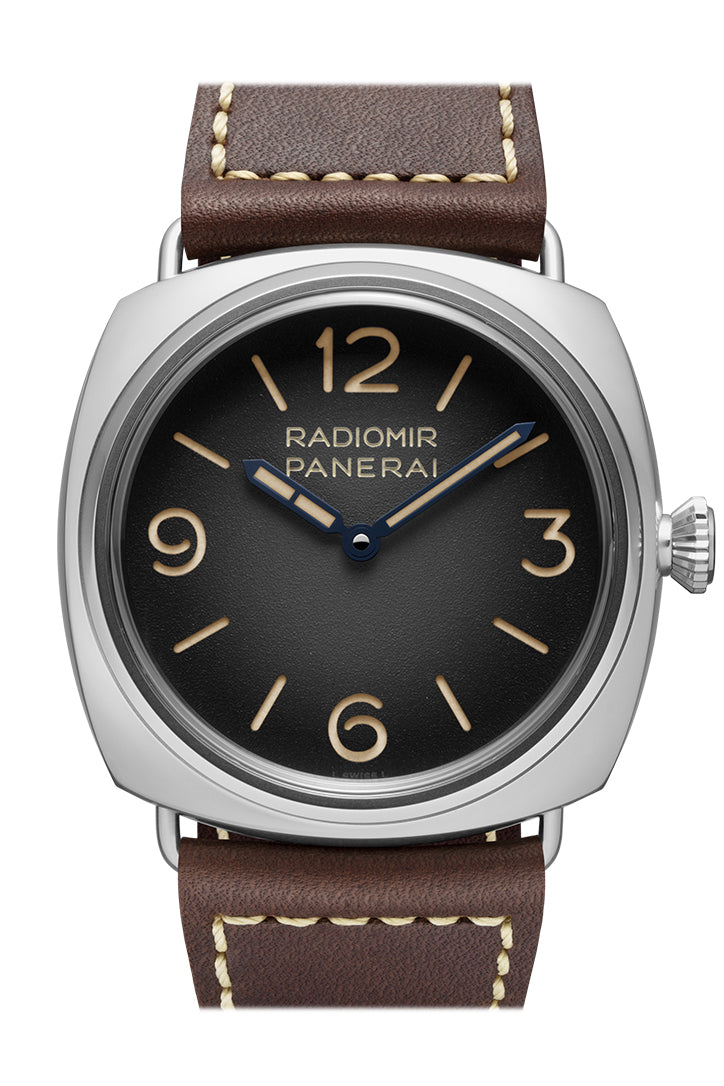 Panerai Panerai Panerai Radiomir Tre Giorni 45 Grey Dial PAM01334 luxury watch by Global Sky Diamonds, Diamond District NYC, mazalito