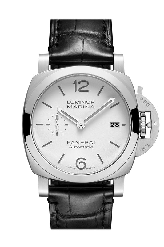 Panerai Panerai Panerai Luminor BiTempo 40 White Dial PAM01371 luxury watch by Global Sky Diamonds, Diamond District NYC, mazalito