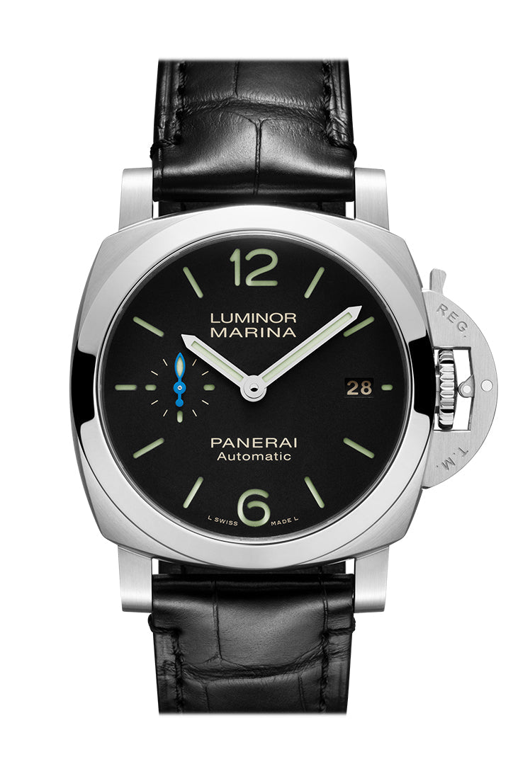 Panerai Panerai Panerai Luminor 40 mm Black Dial Watch PAM01372 luxury watch by Global Sky Diamonds, Diamond District NYC, mazalito