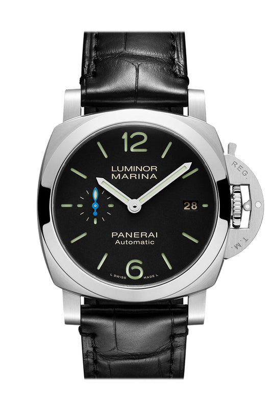 Panerai Panerai Panerai Luminor 40 mm Black Dial Watch PAM01372 luxury watch by Global Sky Diamonds, Diamond District NYC, mazalito