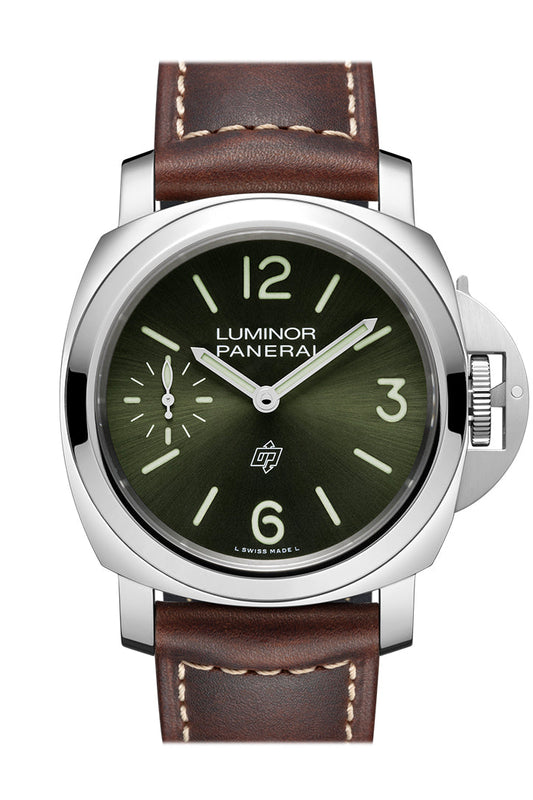 Panerai Panerai Panerai Luminor Marina 44 Green Dial Watch PAM01624 luxury watch by Global Sky Diamonds, Diamond District NYC, mazalito