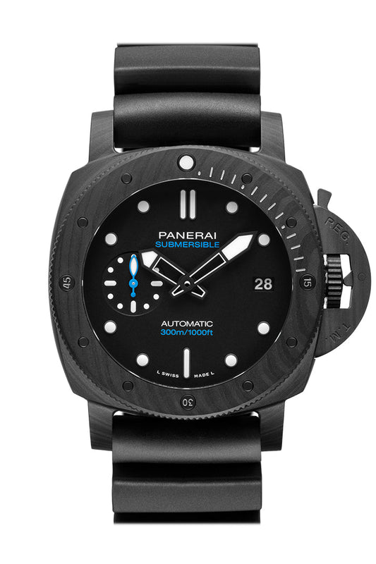 Panerai Panerai Panerai Luminor Submersible 42 Black Dial Watch PAM02231 luxury watch by Global Sky Diamonds, Diamond District NYC, mazalito