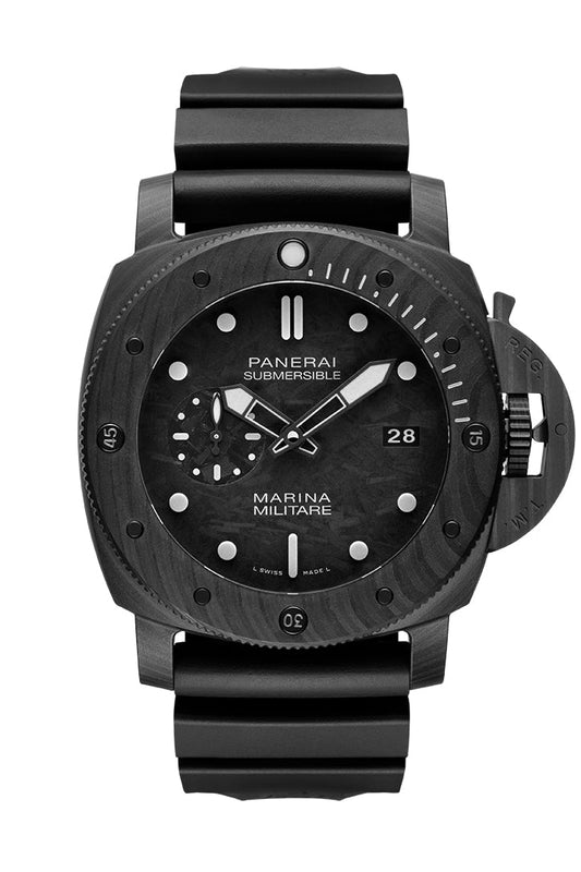 Panerai Panerai Panerai Luminor Submersible 47 Black Dial Watch PAM02979 luxury watch by Global Sky Diamonds, Diamond District NYC, mazalito