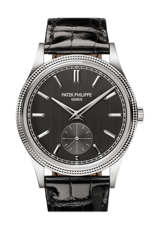 Patek Philippe Calatrava Black Dial Watch 6119G-001