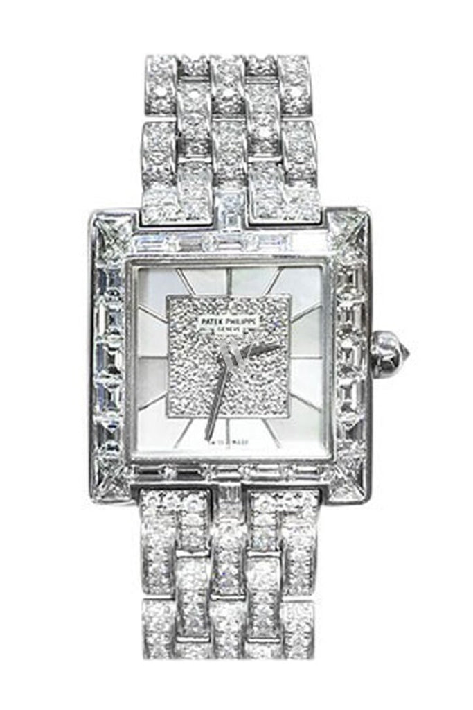 Patek Philippe Ladies Gondola Mother of Pearl Diamond 4875/1G-001 Pre Owned